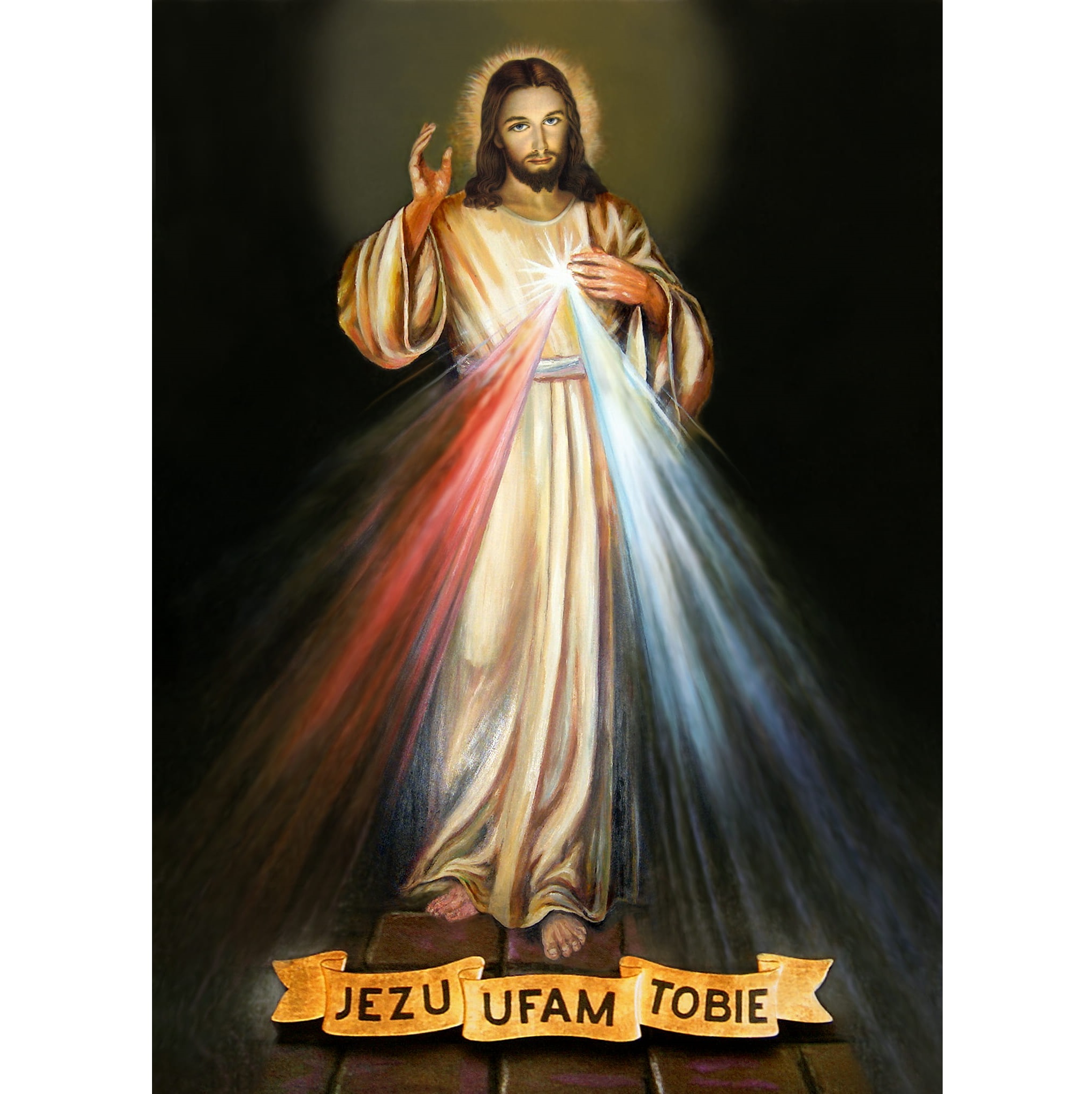 Wyklejanka Jezus Miłosierny