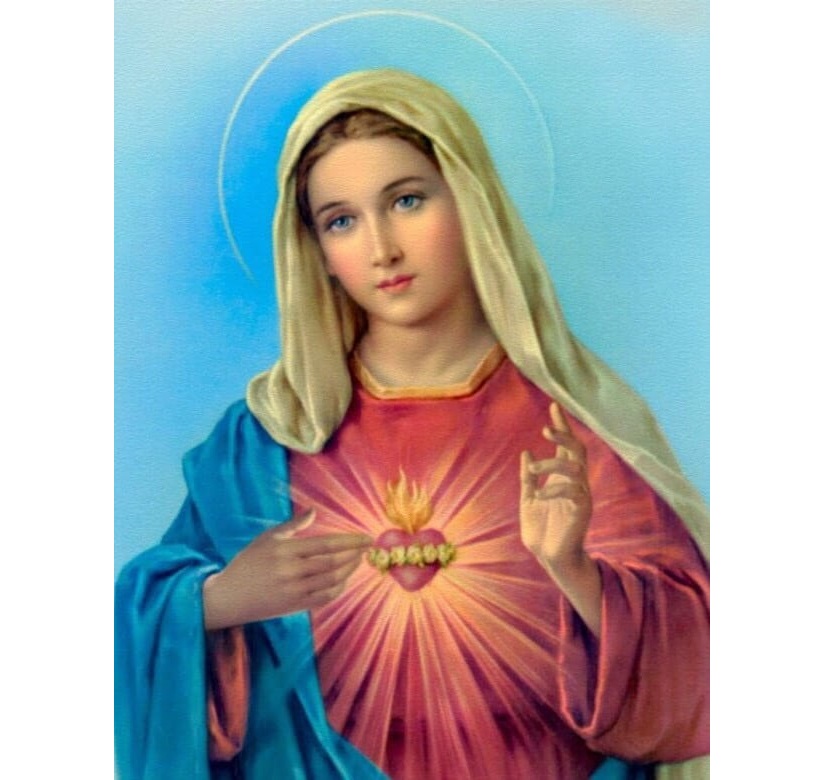 Wyklejanka Serce Maryi