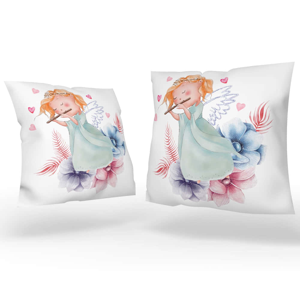 Poduszka Aniołek grający na flecie